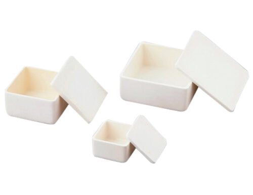 Retangle crucible with lid